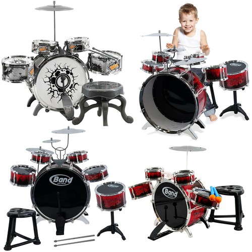 Kids first drum kit play - my,