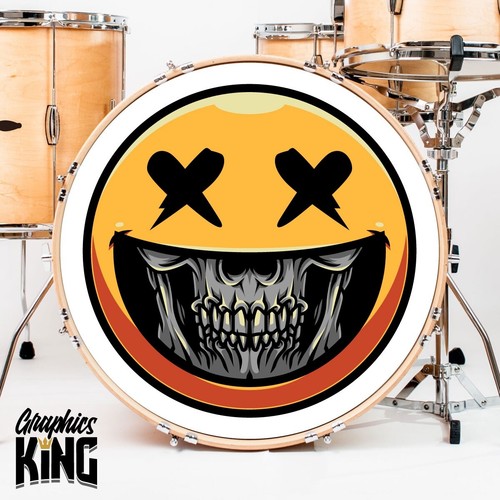 Custom printed bass drum - custom,
